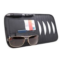 SZAT PRO Car Sun Visor CD Storage Cases Clip Black