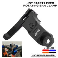 Hot Start Lever Rotating Bar Clamp For Honda CR CRF XR Kawasaki KDX KLX KX Suzuki DRZ RM Yamaha TTR WR YZ Motorcycle Black