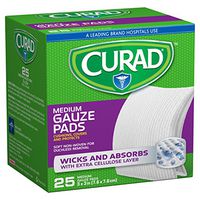 Curad CUR20434ERBI Pro-Gauze Pads, 3" x 3" (Pack of 24)