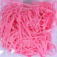 Mr.S Shop 20g/Pack Artificial Grass Peng Song Paper Gift Candy Box Filler Fill Tool Wedding Party Easter Party Supplies (Rose Red)