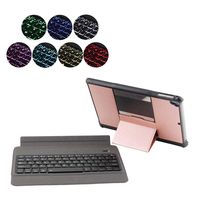 Womdee Case with Wireless Keyboard, Ultra-Thin Detachable Wireless Keyboard, Backlight, Waterproof Multi-Angle Adjustment Keyboard with Case for IPad 9.7 2018/2017/ IPad Air 2/iPad Air