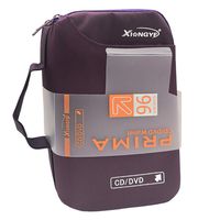 Xiongye 96 Capacity CD/DVD Binder DVD Wallet Case Storage Organizer Holder CD Bag (Purple)