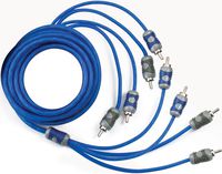 Kicker 46KI44 Car Audio 13 Foot Amp Amplifier 4 Channel Stereo RCA Cable KI44