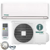 Innovair Air Conditioner Inverter Ductless Wall Mount Mini Split System Heat Pump Full Set with Kit (18000 BTU 208~230V Heat Pump)