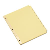 Avery 11308 Preprinted Dividers, 1-31 Tabs, 8-1/2 x 11, Buff Color, 31 Tabs/Set