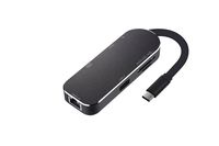 VERSUSWOLFUSB C Hub，7 in 1 Premium USB Type C Adapter ，4K USB C to HDMI, 2 USB 3.0 Ports,Multi-Port Converter，Portable for  Type C Laptops (Black-1)