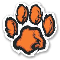 2 x 30cm- 300mm Lion Tiger Paw Vinyl SELF ADHESIVE STICKER Decal Laptop Travel Luggage Car iPad Sign Fun #4597