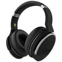 COWIN E8 Active Noise Cancelling Headphone Bluetooth Headphones with Microphone Hi-Fi Deep Bass Wireless Headphones Over Ear Stereo Sound 20 Hour Playtime for Travel Work TV Computer Phone -Silver