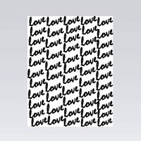 Love Card Black & Whire