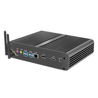 Mini Desktop PC/HTPC, Fanless Computer with Intel i7-8565U 8th CPU(Quad Core, up to 4.60GHz), 16G DDR4 RAM|512G SSD, 4K HDMI, Dual Monitor Capable, WiFi, Win10 Pro