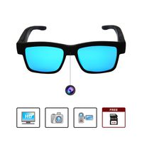 EXOSHADES Smart Glasses - 1080p HD Video Camera Glasses for Recording Sports and Outdoor Activities - Sunglasses with Camera - Stylish UV Protection Sunglasses (Comes with Free 8GB MicroSD Card)