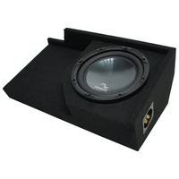 Compatible with 1988-1998 Chevy CK Silverado Ext Truck Harmony R124 Single 12 Sub Box Enclosure