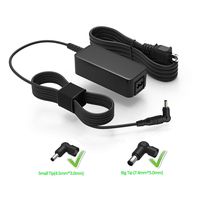 UL Listed AC Charger for Dell Chromebook 11 3180 3189 3120 P22T P26T PA-12 LA65NS2-01 Laptop Power Supply Adapter Cord 19.5V 3.34A 2.31A