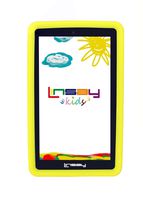 LINSAY New F7XHDKIDS Quad Core with Yellow Defender Case Dual Cam 8 GB Android 4.4 Kit Kat