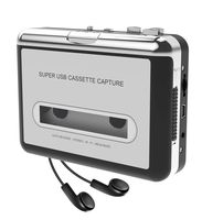 Cassette Player, Cassette Tape to MP3 CD Converter Via USB, Convert Walkman Tape Cassette to MP3 Format, Compatible with Laptop and PC