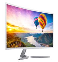 New Samsung 32 Full HD Curved Screen LED TFT LCD Monitor Glossy White MagicBright FreeSync Technology Eco Saving Plus Eye Saver VGA HDMI