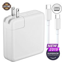 TKKOK USB-C Charger 61W, Adaptive Type C Fast Charger for USB-C to USB-C Cable Laptops, Compatible with MacBook Pro 13 Inch 15 Inch Mac Air (2018), iPhone 11/11 Pro