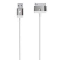 Belkin MIXIT 30-Pin ChargeSync Cable for iPhone 4/4S/3/3S, iPad 3G  and iPad 2 (White)