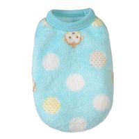 Howstar Pet Soft Sweater, Puppy Cute Monkey Print Shirts Dog Winter Warm Clothing Apparel (Blue, XXXS)