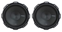 2) Rockford Fosgate P2D2-12 12" 1600Watt 2-Ohm Punch Series Car Audio Subwoofers