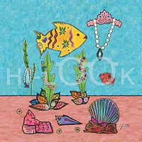 Hi-Look Microfiber Cleaning Cloth, Fantasy design - Lucky Fish