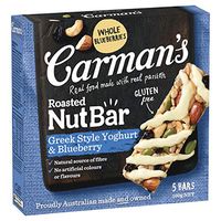 Carmans Greek Style Yoghurt & Blueberry Nut Bar 160gm