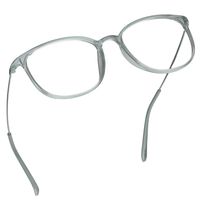 LifeArt Composion Blue Light Blocking Glasses,Oval Computer Reading Glasses,Transparent Lens,Stylish for Women/Men+0.50 Magnification