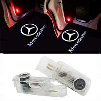 BLDO 2 Pcs Car Door LED Logo Projection Ghost Shadow Light Welcome Lamp (for Benz R)