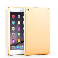 iPad Mini4 Case,AutumnFall New Clear TPU Skin Gel Silicone Case Cover for iPad mini 4 (Orange)