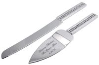 Gifts Infinity Personalized Wedding Knife and Server Set Free Engraving (D LINE)