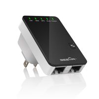 GEEYA R303 Multifunction 300Mbps Wireless Travel Router, WiFi Repeater, AP, Range Extender features IP QoS and WPS