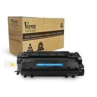 V4INK Compatible Toner Cartridge Replacement for HP CE255X 55X (Black, 1-Pack), for use with HP LaserJet P3010 P3011 P3015 P3015dn P3015x HP Enterprise 500 MFP M521dn M521dw M525c M525dn M525f Printer