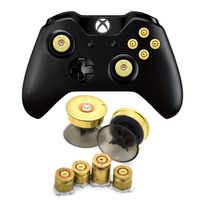 Bullet Buttons for Xbox One Controller, COCOTOP Raplacement Parts Bullet Thumbsticks and A B X Y Buttons Set Mod Kits for Xbox one / Xbox ONE Elite Controller Joystick