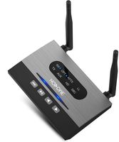 Hosome 80M Long Range Bluetooth 5.0 Transmitter Receiver, 3-in-1 Wireless 3.5mm Audio Adapters Bluetooth Receiver Aptx HD Low Latency,Optical and RAC Cable for TV PC Home Stereo System