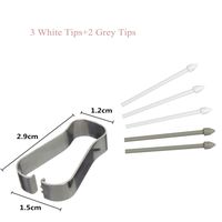 Eagelwireless Replacement Stylus S Pen Tips for Samsung Galaxy Tab S6,Samsung Galaxy Note 10,Note 10+,Note 10 Plus-3 White+2 Grey