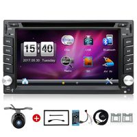 BOSION Navigation Product 6.2 inch double din car gps navigation in dash car dvd player car stereo touch screen with Bluetooth usb sd mp3 radio for universal car with backup camera