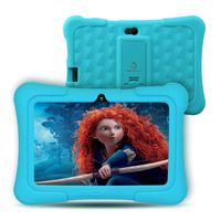 Dragon Touch Y88X Plus Kids Tablet 16 GB 2019 Edition, 7" HD IPS Display Touchscreen Kidoz Pre-Installed with All-New Disney Content (More Than $80 Value) - Blue