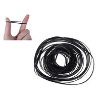 Cassette Tape Machine Recorder Rubber Belt Repair Maintenance Mix Flat Cassette Tape for Recorders CD-ROM Video Machines DVD Drive,50Pcs