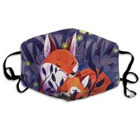 Mama Love Fox Dust Mask,Washable and Reusable Cleaning Gardening Outdoor Activities Warm Windproof Mask