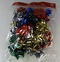 20 Assorted Gift Wrap Bows (Red,Green, Gold)