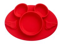 The First Years Disney Mickey Mouse Silicone Place-mat, Red