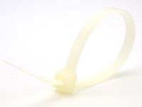 24 Inch Natural Heavy Duty Nylon Cable Tie - 10 Pack