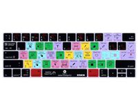 XSKN Adobe InDesign CC English Shortcut Functional Hotkeys Design Silicone Keyboard Skin Cover for 2016 Touch Bar MacBook Pro 13 (A1706) & MacBook Pro 15 (A1707), US EU Layout
