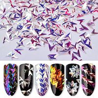 Nail Art,Putars 6 Colors Dazzling Nail Sticker Colorful Nail Art Decoration Multicolor