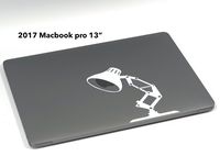 Pixar Lamp Disney Apple Macbook Laptop Vinyl Decal Sticker (13" Macbook--White)