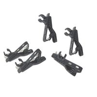 ZRAMO Metal Tie Clip for Lapel/Lavalier Microphone, Collar clip for all kinds of Omnidirectional Condenser Microphone for Apple Iphone, Ipad, Ipod Touch, Samsung Android Lavalier Lapel Microphone