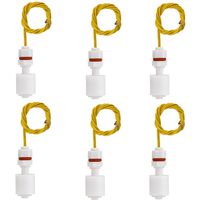 Anndason 6 Pieces Plastic PP Float Switch Fish Tank Liquid Water Level Sensor,Model: DP3500