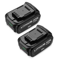 6.0Ah Replace Dewalt 20V Replacement Battery : DCB205 DCB204 - Upgraded Li-ion Battery 2Pack for All Dewalt 20V Cordless Power Tools DCB180 DCB200 DCB204-2 DCB205-2 DCB206 Dewalt DCD/DCF/DCG Series