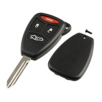 Key Fob Remote Shell Case fits Chrysler 300 Aspen / Dodge Charger Durango / Jeep Commander Grand Cherokee Keyless Entry KOBDT04A