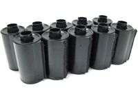 Ultrafine Reloadable 35mm Plastic Film Cassette for Bulk Loading, Pack of 10